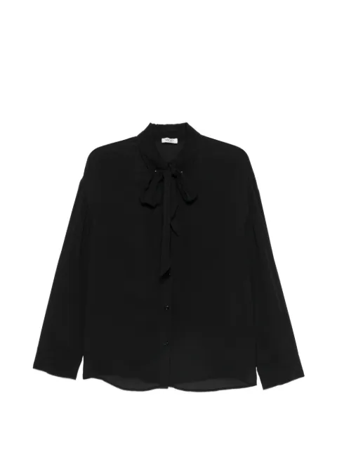 LIU JO pussy-bow shirt Black WF6330T2578