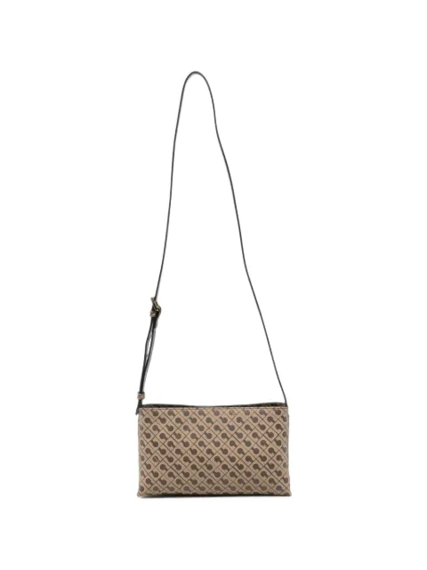 Gherardini monogram-print shoulder bag Neutrals GHB0245
