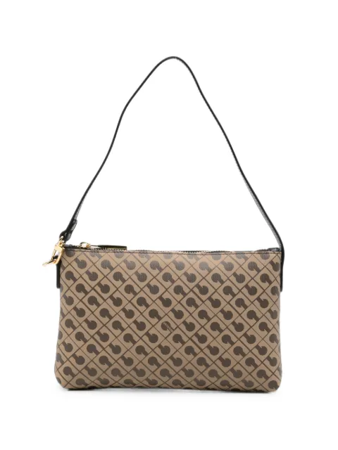 Gherardini monogram-print shoulder bag Neutrals GHB0311