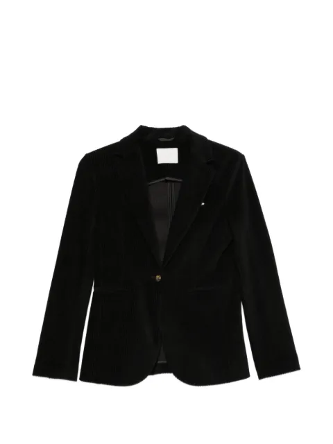 Circolo 1901 corduroy single-breasted blazer Black FD4075001