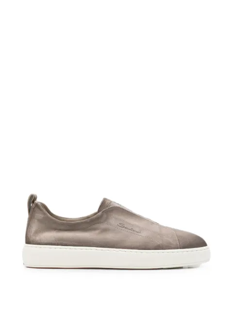 Santoni Victory suede sneakers Grey MBCD22211BARTSE2