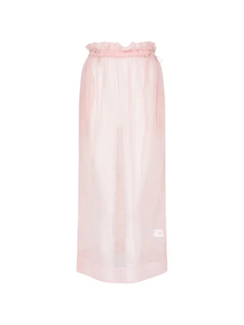 Simone Rocha tulle ruffled maxi skirt Pink 32080069