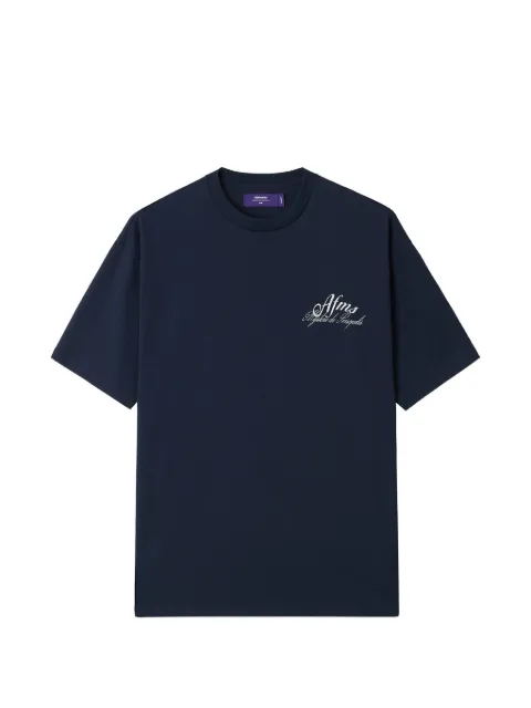 aftermaths graphic-print T-shirt Blue AFMTEM01489X