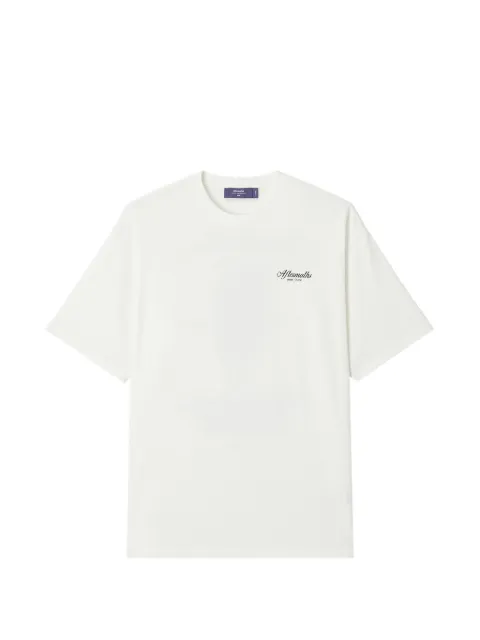 aftermaths logo-print T-shirt Neutrals AFMTEM01486X