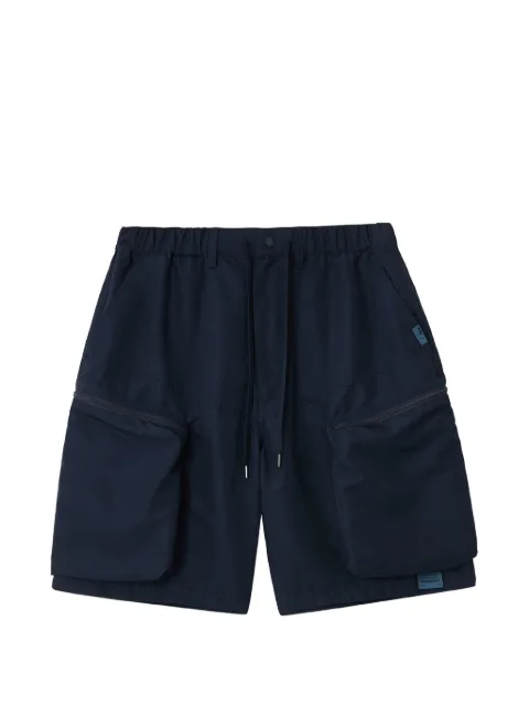 aftermaths zip-pocket shorts Blue AFMSPM01425X