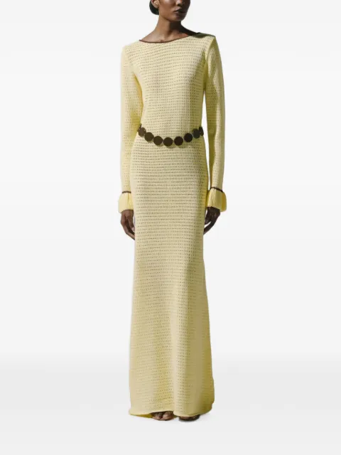 Baobab Muse ring-detail maxi dress Yellow 6340333