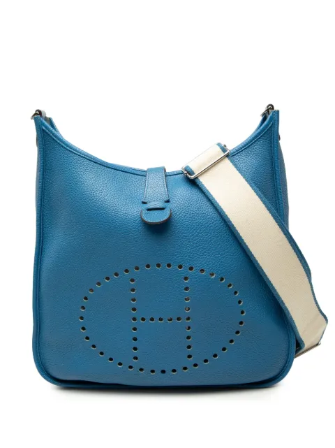 Hermès Pre-Owned 2011 Clemence Evelyne III 33 crossbody bag Blue GX7S14BWUEWK2I6R