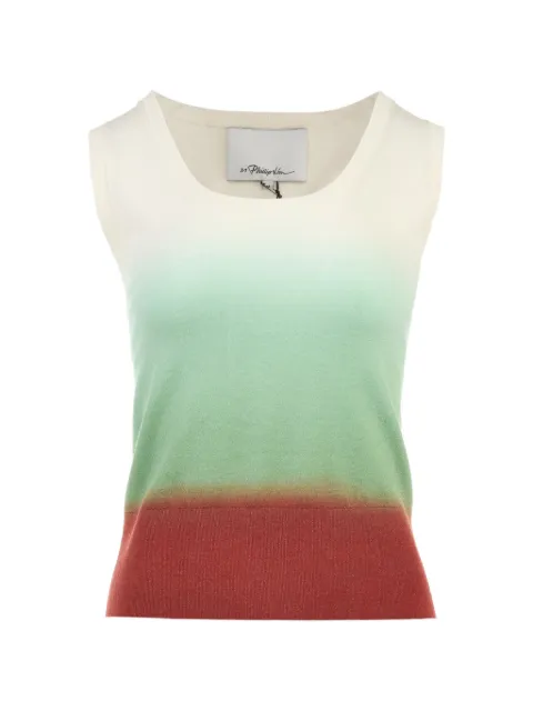 3.1 Phillip Lim ombré-effect sleeveless top Red P26170598LMV