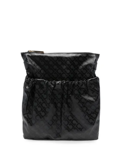 Gherardini monogram-print cross body bag Black GH0231