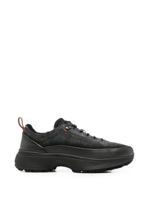Santoni Bounce panelled sneakers Grey MBBU22256NECPUBH