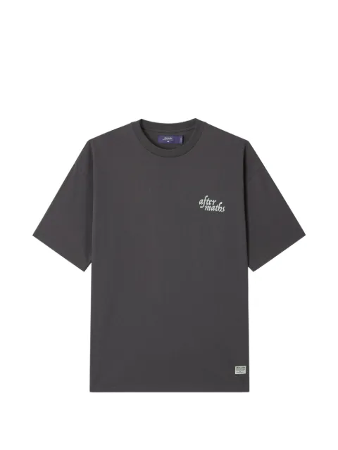 aftermaths graphic-print T-shirt Grey AFMTEM01487X