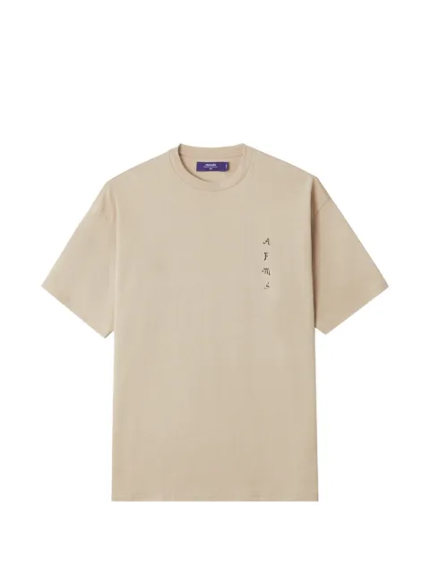 aftermaths graphic-print T-shirt Neutrals AFMTEM01488X
