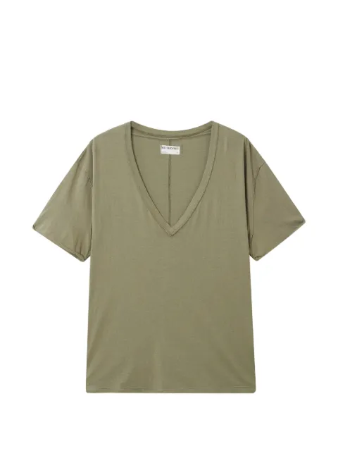 Free People V-neck T-shirt Green OB1984242