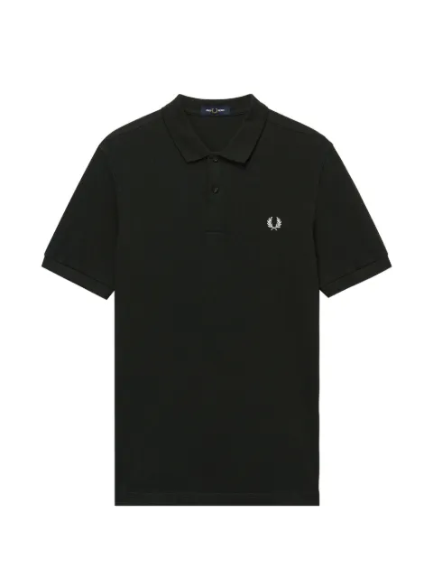 Fred Perry laurel-embroidered polo shirt Green M6000