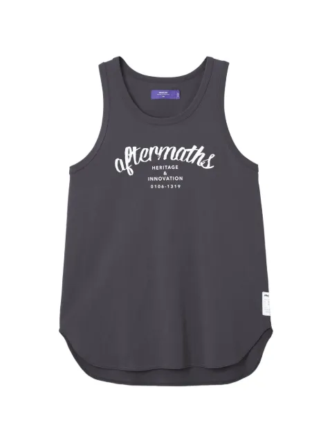 aftermaths logo-print tank top Grey AFMTKM01494X