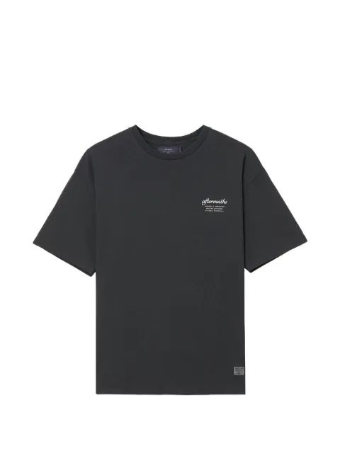 aftermaths logo-print cotton T-shirt Black AFMTEM01473X