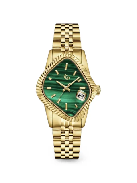 LAARVEE asymmetric-case 42mm watch Green PEA003GMLCGMLC