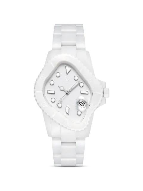 LAARVEE Crushed 40mm watch White PEA001CWHT