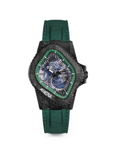 LAARVEE Monster 40mm watch Black PEA005CFRPBLKGRN