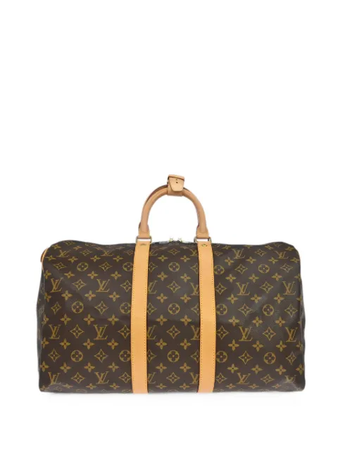 Louis Vuitton Pre-Owned 2003 Keepall 45 Monogram holdall Brown RQ03935