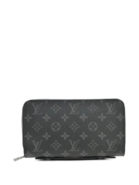 Louis Vuitton Pre-Owned 2017 Eclipse Zippy Monogram wallet Black NQ10283