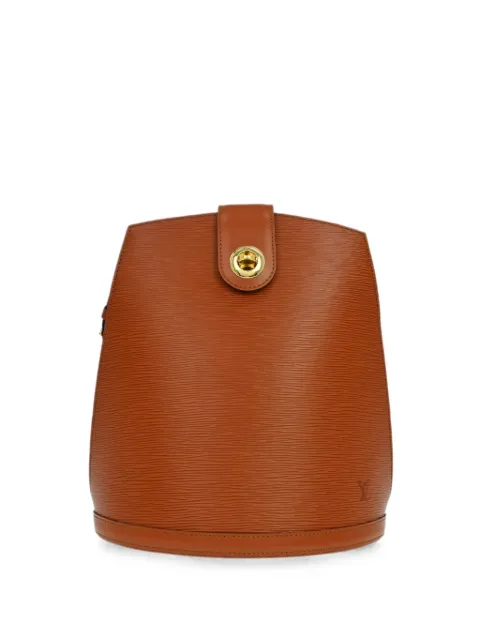 Louis Vuitton Pre-Owned 1996 Cluny Epi bucket bag Brown NQ10220