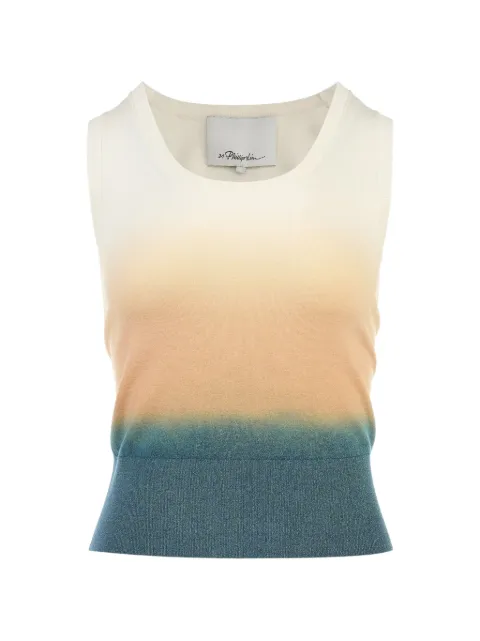 3.1 Phillip Lim ombré-effect sleeveless blouse Neutrals P26170598LMV
