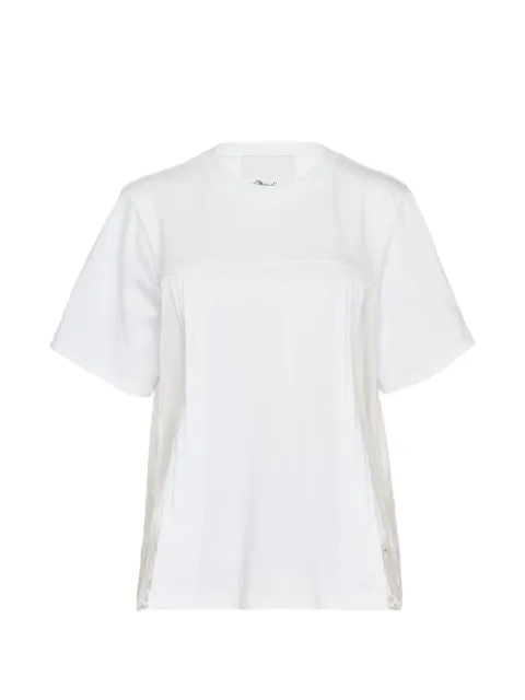 3.1 Phillip Lim lace-trim T-shirt White P26110414PJB