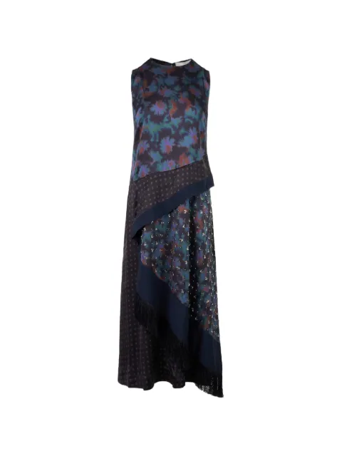 3.1 Phillip Lim Desert Flower fringed maxi dress Blue P26291139FCD
