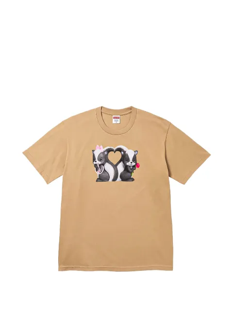 Supreme Skunk graphic-print T-shirt Neutrals SU27962