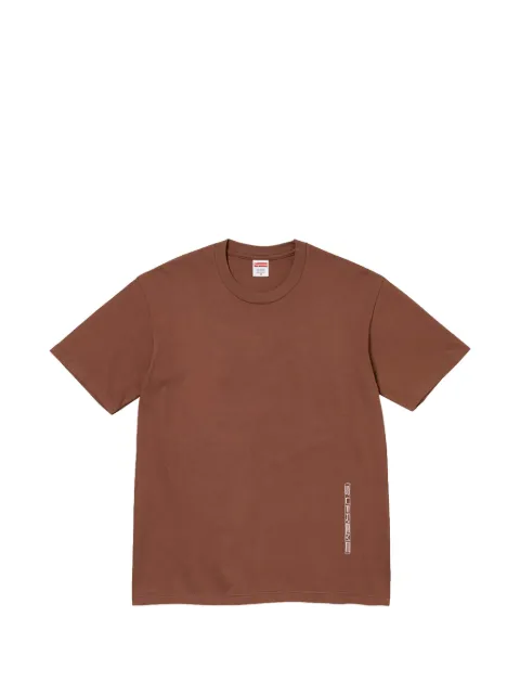 Supreme graphic-print T-shirt Brown SU27936