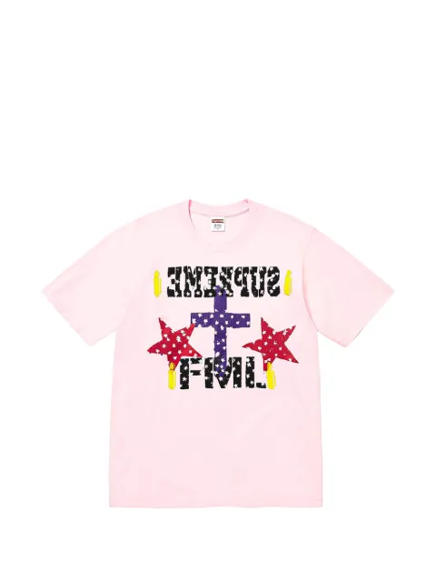 Supreme FML graphic-print T-shirt Pink SU27970