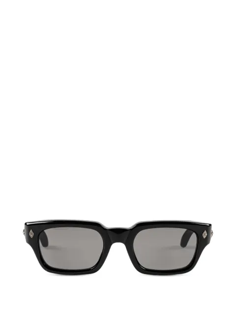 Chrome Hearts rectangle-frame sunglasses Black CHRM1497