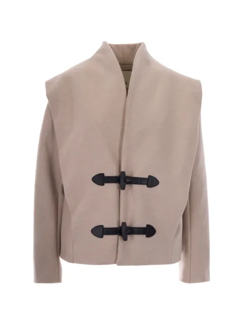 ISABEL MARANT toggle-fastening jacket Neutrals MA0562FAD3D04I23SD