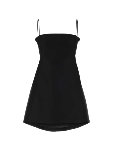 Balenciaga Babydoll strap dress in black Black A00291TUT22