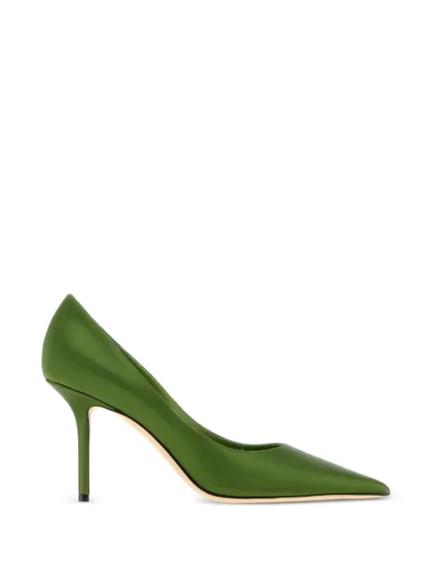 Jimmy Choo Love 85 satin pumps Green LOVE85SAT