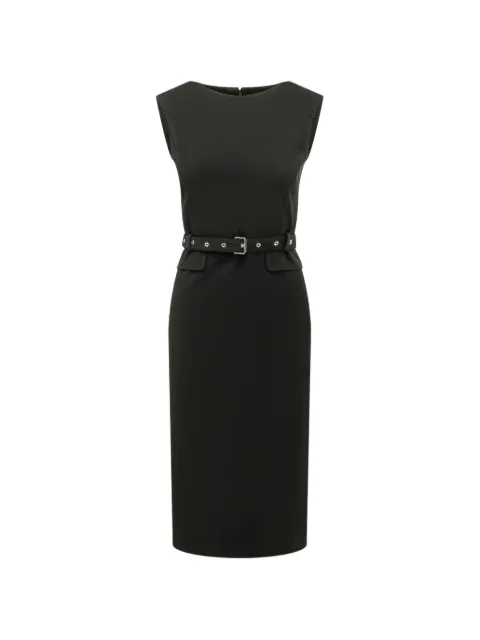 PINKO belted sleeveless dress Black 107265A3DA
