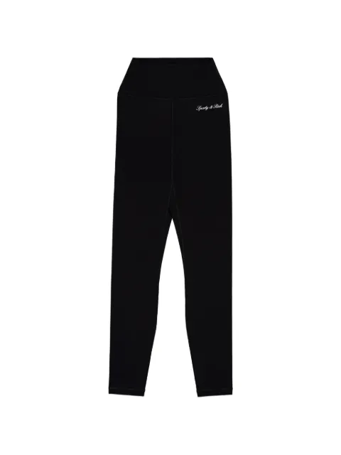 Sporty & Rich logo-print leggings Black PA00271326BA01