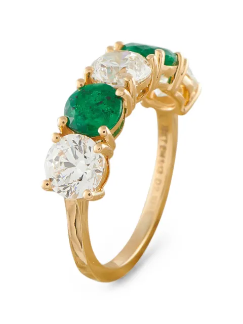 LB Exclusive diamond and emerald ring Gold MF16062226