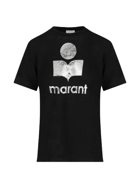 MARANT ÉTOILE Zewel logo-print T-shirt Black 24PTS0001FBA1N10E