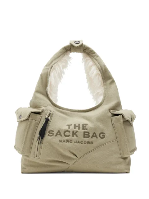 Marc Jacobs Sack bag in cargo fur canvas Green 2F6HSH014H02388