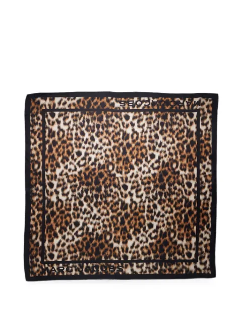 Marc Jacobs leopard silk scarf Brown 2F6RRA011W03