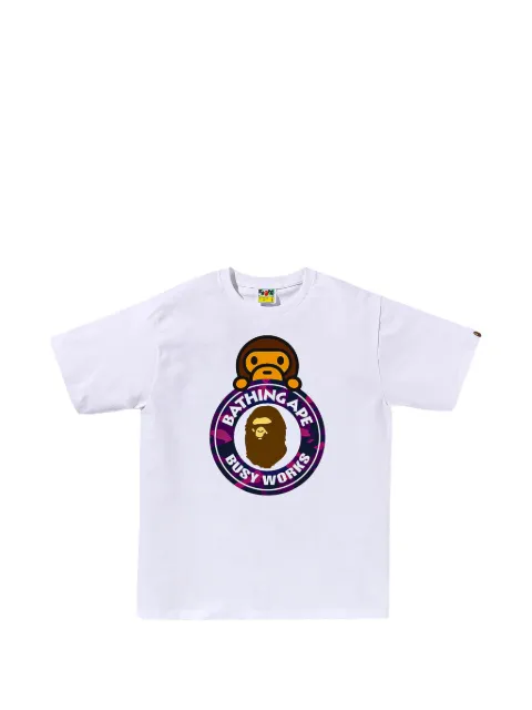 A BATHING APE® Milo Busy Works T-shirt White 0ZXTEMX00710QWHS