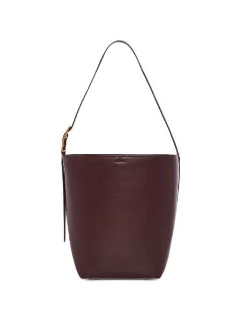 ANINE BING Elly leather bucket bag Red A1312668