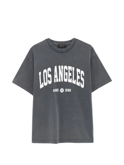 ANINE BING Cade T-shirt Los Angeles University - washed grey Grey A0812902