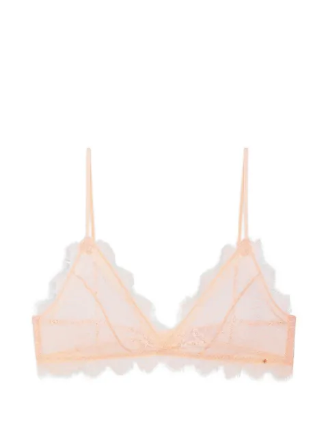 ANINE BING lace bra with trim Neutrals A100003111