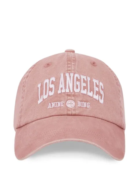 ANINE BING Jeremy baseball cap Los Angeles University - earth red Red A1212934