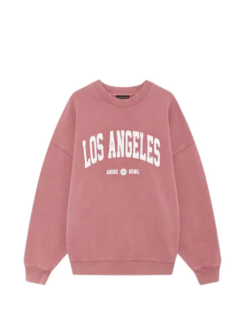 ANINE BING Miles sweatshirt Los Angeles university Red A0812899