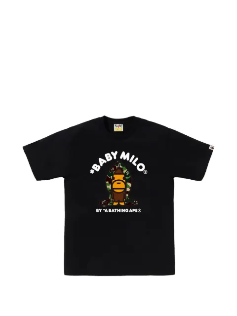A BATHING APE® ABC Camo Baby Milo T-shirt Black 0ZXTEMX00510QBKM