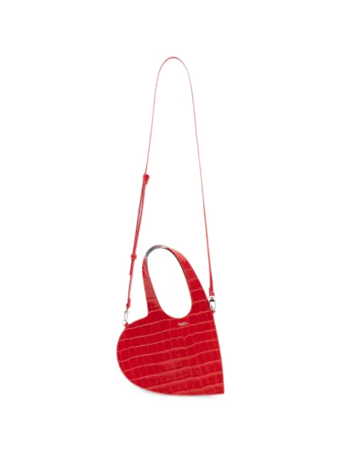 Coperni mini Heart croc-effect tote bag Red COPBA93F6107